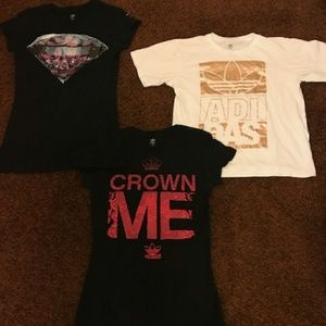 Authentic Adidas tee shirts